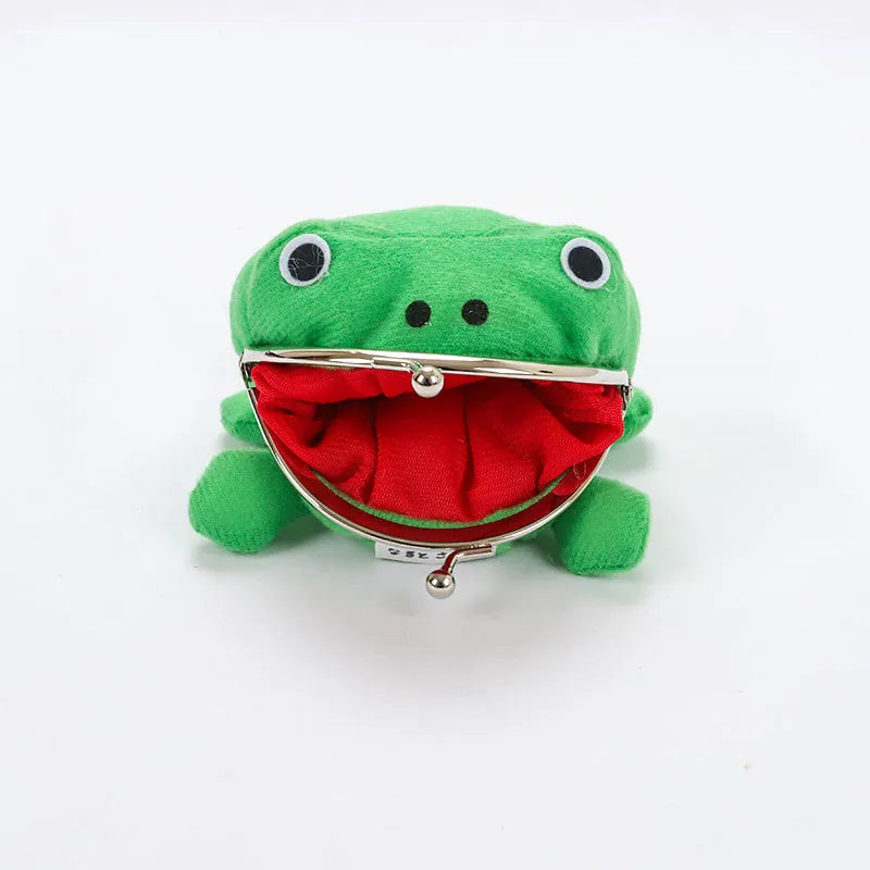Cute Anime Frog Coin Purse Keychain