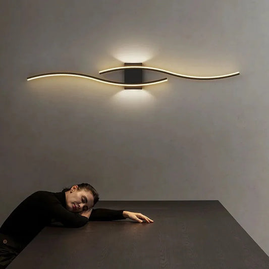 Minimalist Strip Wall Lamp LED Modern Decorative Light