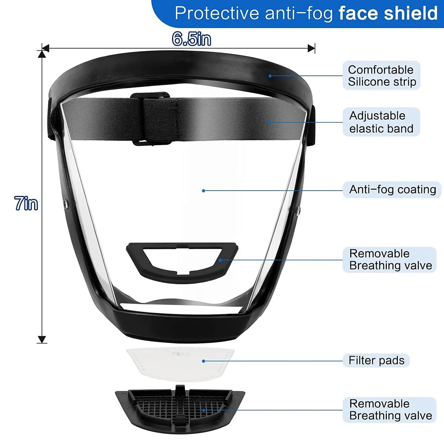 Full Face Shield for Kitchen