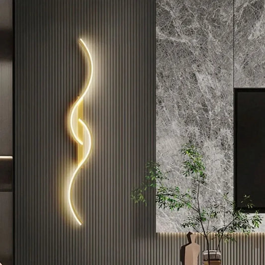 Modern LED Wall Lamp Minimalist Led Sconce Long Strip Lustre