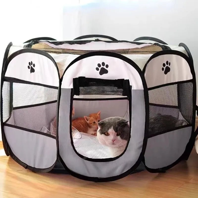 Portable Octagonal Pet Tent Kennel